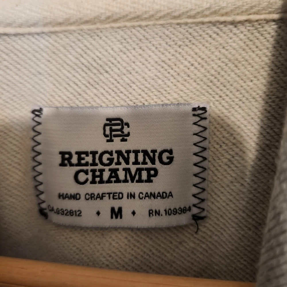 REIGNING CHAMP MIDWEIGHT TERRY FULL ZIP HOODIE	- HEATHER GRAY M - Picture 3 of 9